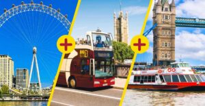 London Eye River Cruise Hop on Hop off Bus Tour