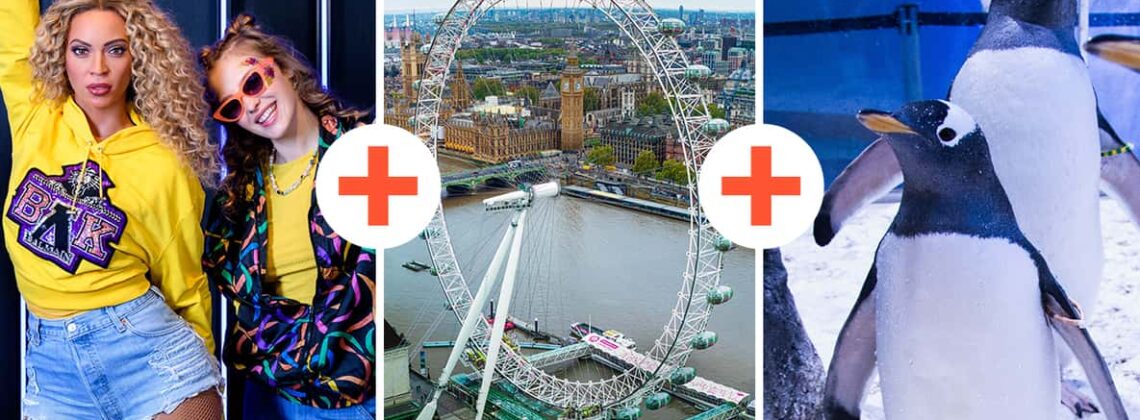 Madame Tussauds London Eye SEA LIFE Combo Ticket